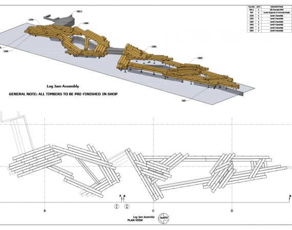 AE Technical Drawings - Log Jam