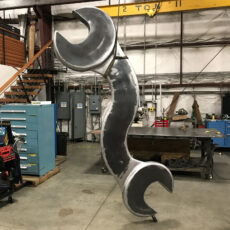 AE - Big Wrench Sculpture Fabrication