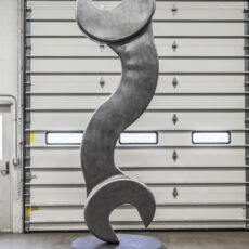 AE - Big Wrench Sculpture Fabrication
